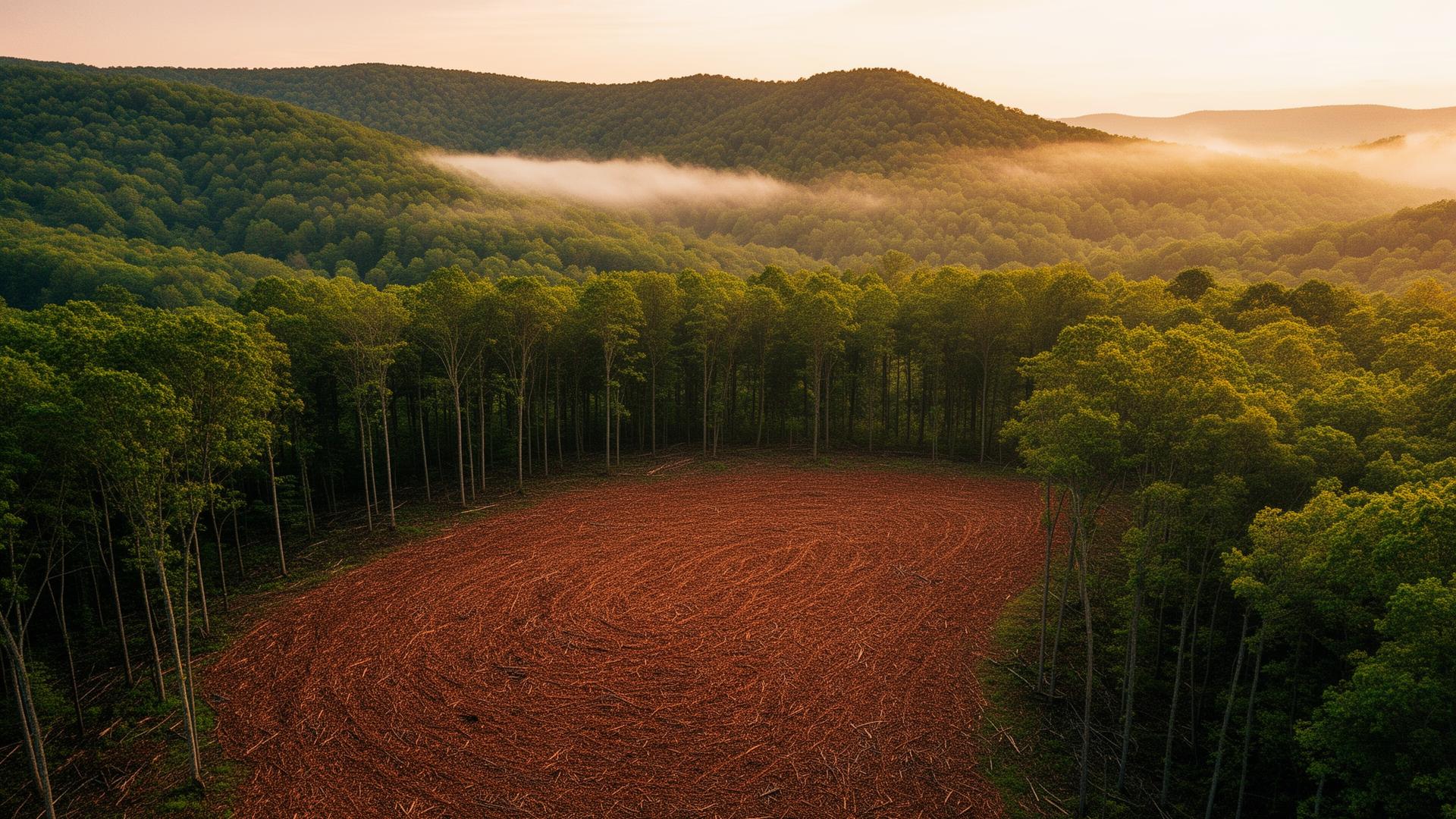 Cleared Appalachian land